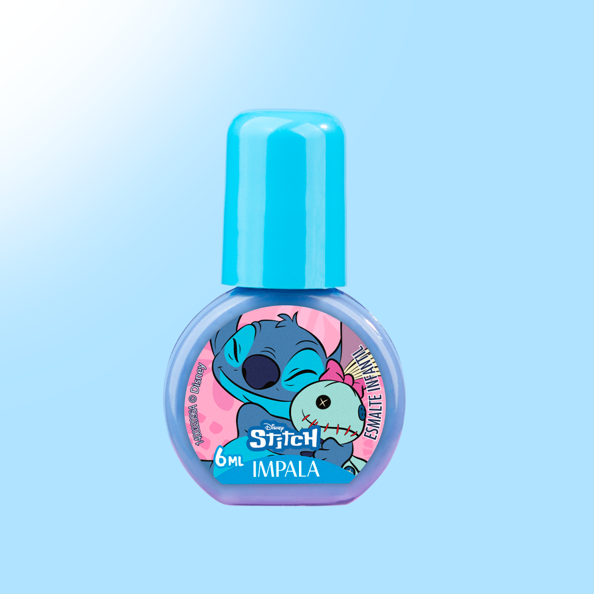 Esmalte Infantil Impala Stitch Cremoso Ohana Quer Dizer Família 6ml