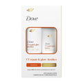 Kit Dove Shampoo 350ml + Condicionador 150ml UV Repair & Glow + Ferúlico