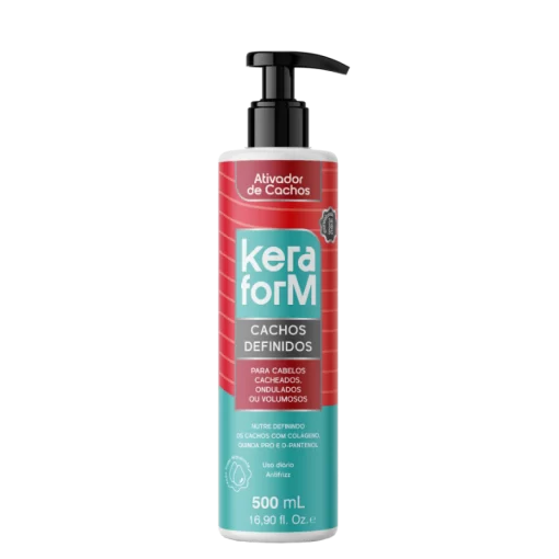 Ativador de Cachos Keraform Cachos Definidos 500 g