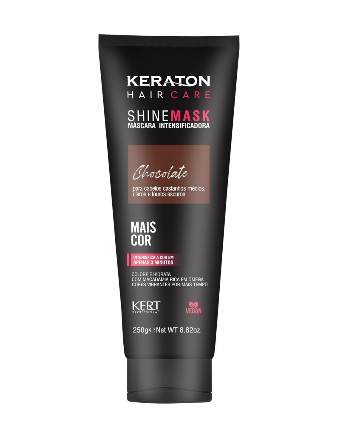 Máscara Tonalizante Keraton Shine Mask Chocolate 240 g