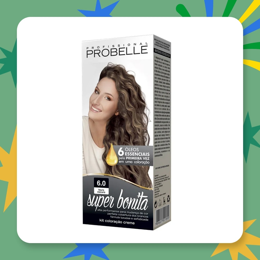 Coloração Probelle Super Bonita Louro Escuro 6.0