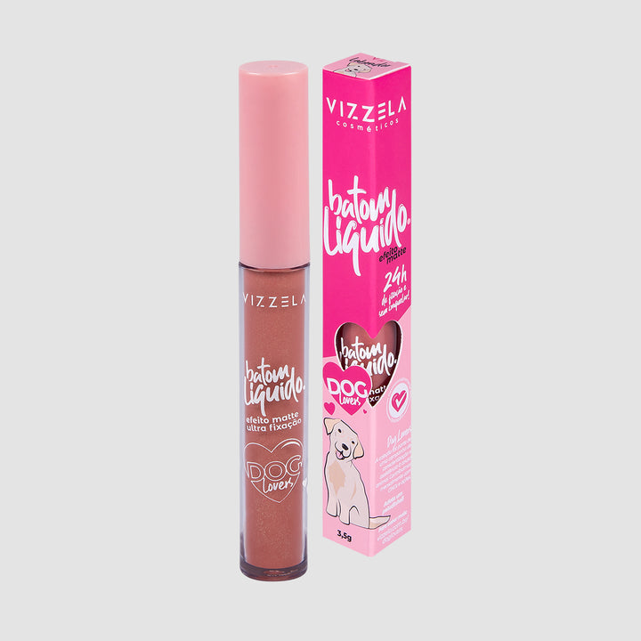 Batom Líquido Matte Vizzela Labrador 3,5 g