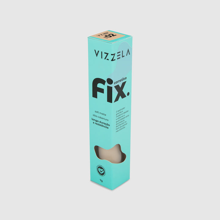 Corretivo Líquido Vizzela Fix Cor 02 7g