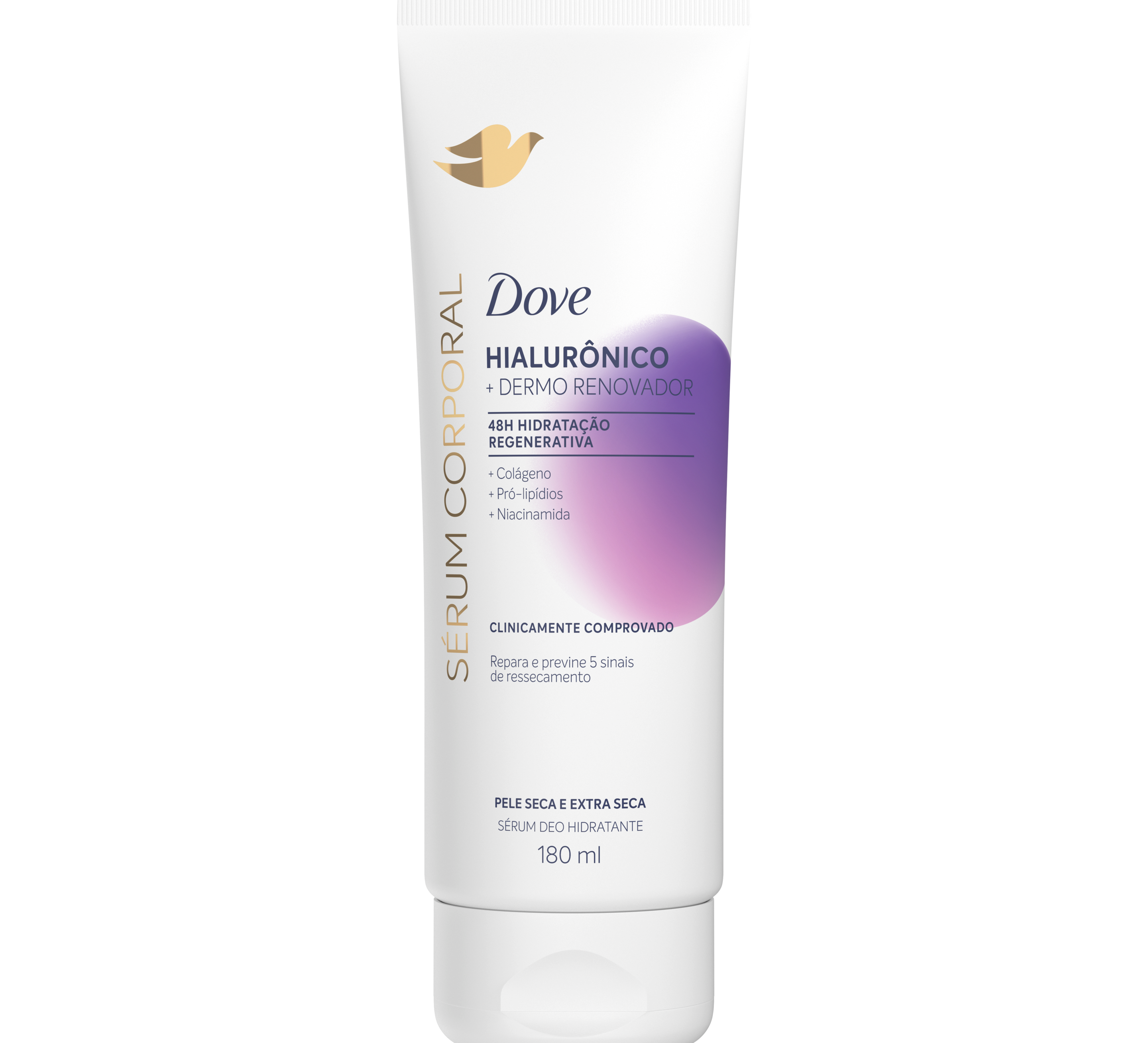 Sérum Hidratante Corporal Dove Ácido Hialurônico + Dermo Renovador 180 ml