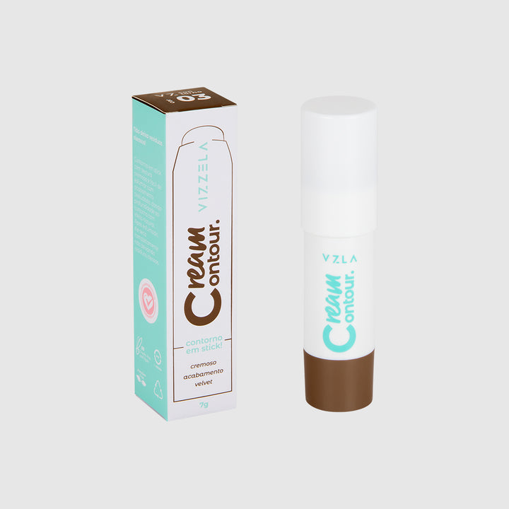 Contorno em Stick Vizzela Cream Contour Cor 03 7g