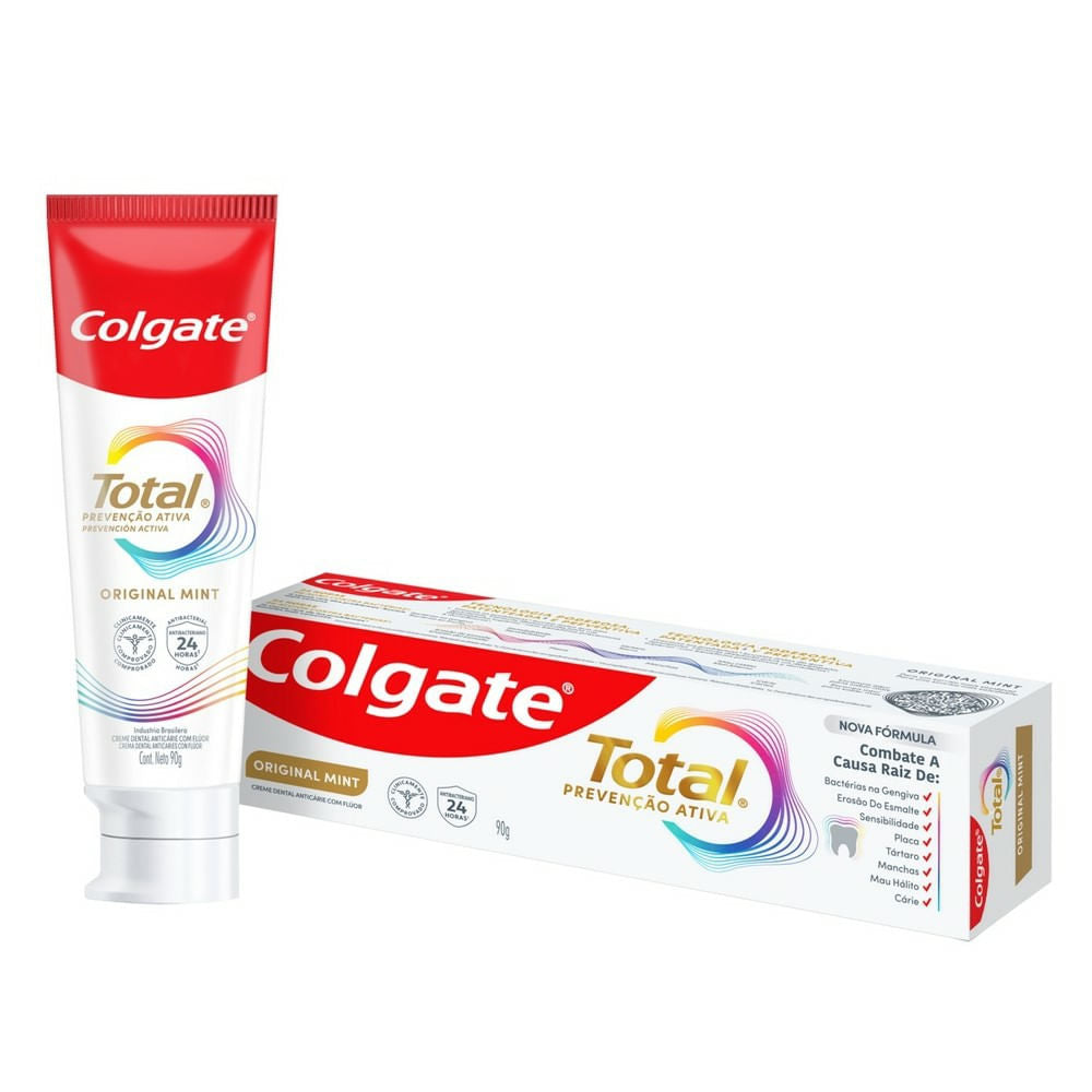 Creme Dental Colgate Total Prevenção Ativa 90g