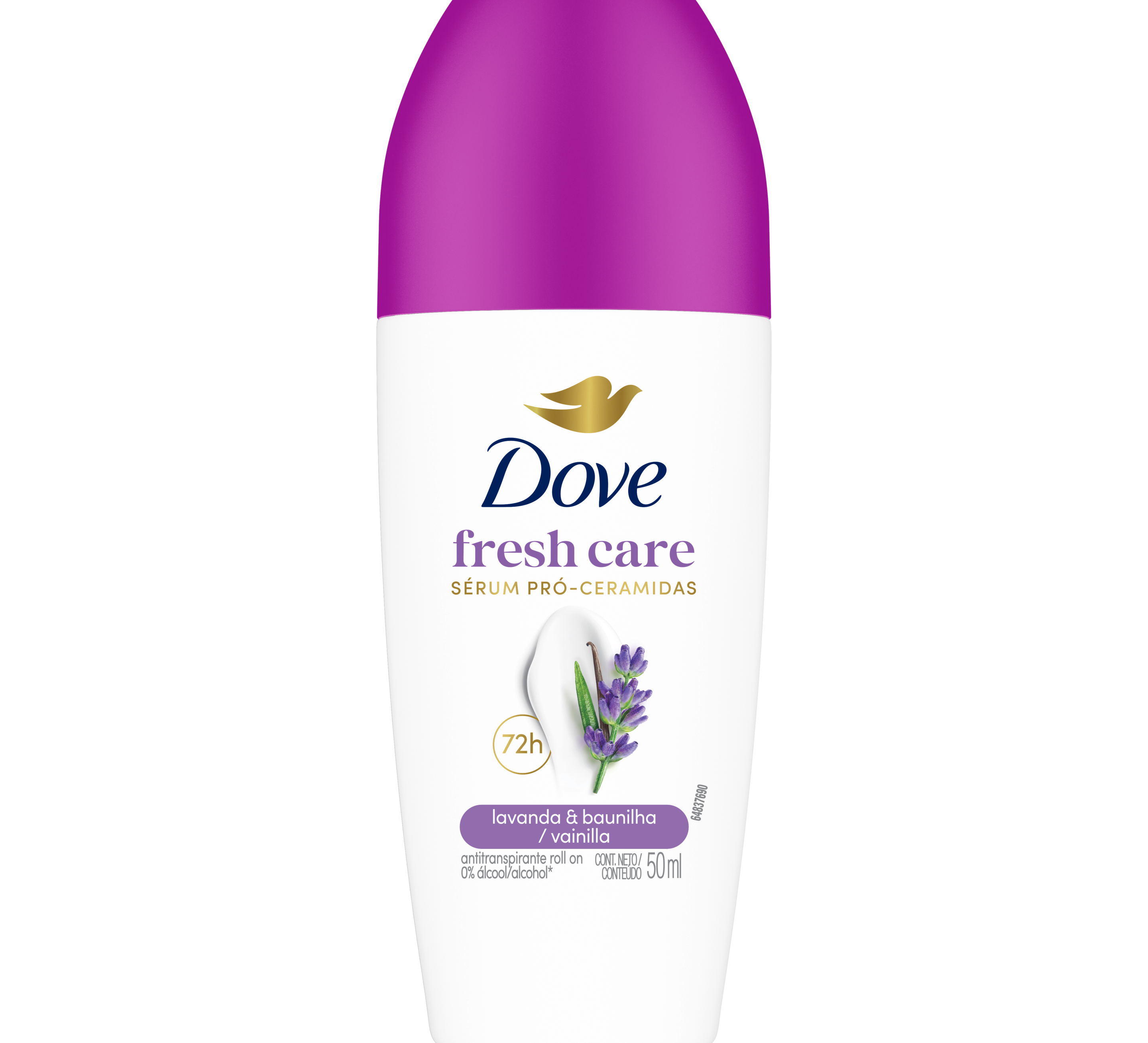 Desodorante Roll-On Dove Fresh Care Lavanda e Baunilha 50 ml