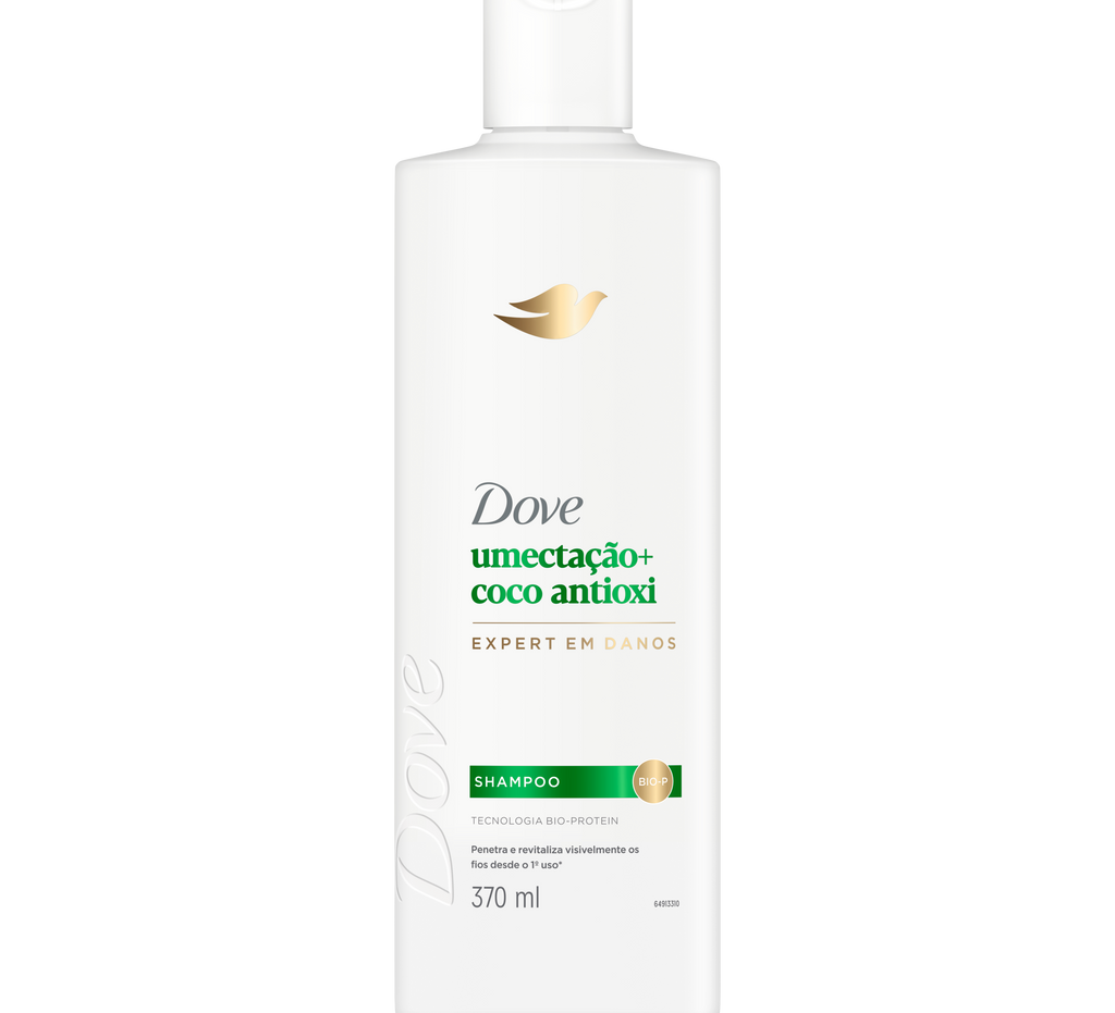 Shampoo Dove Umectação + Coco e Antioxidantes 370ml