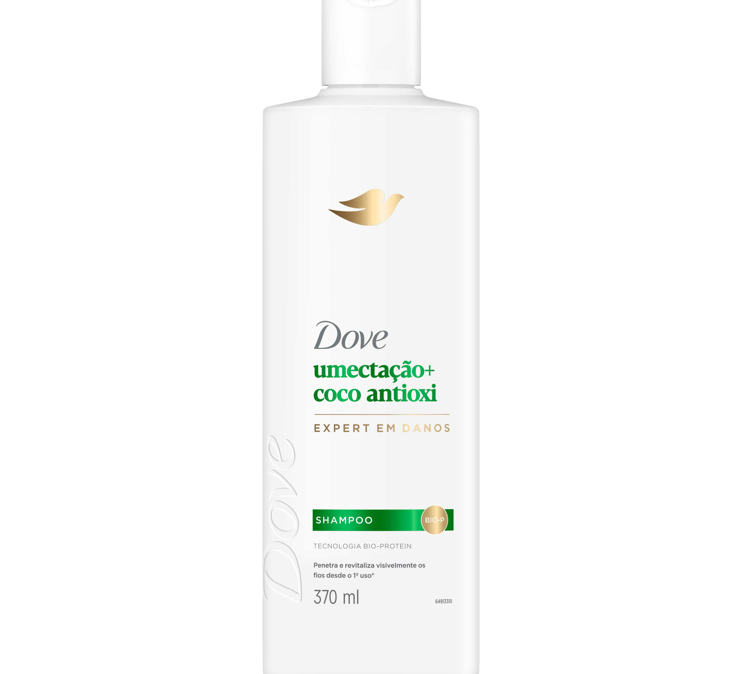 Shampoo Dove Umectação + Coco e Antioxidantes 370ml