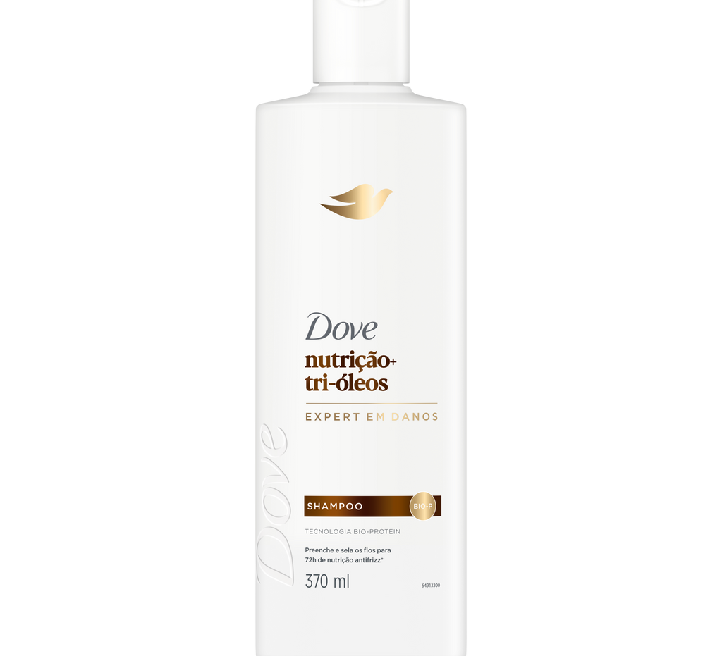 Shampoo Dove Nutrição + Tri-Óleos 370ml
