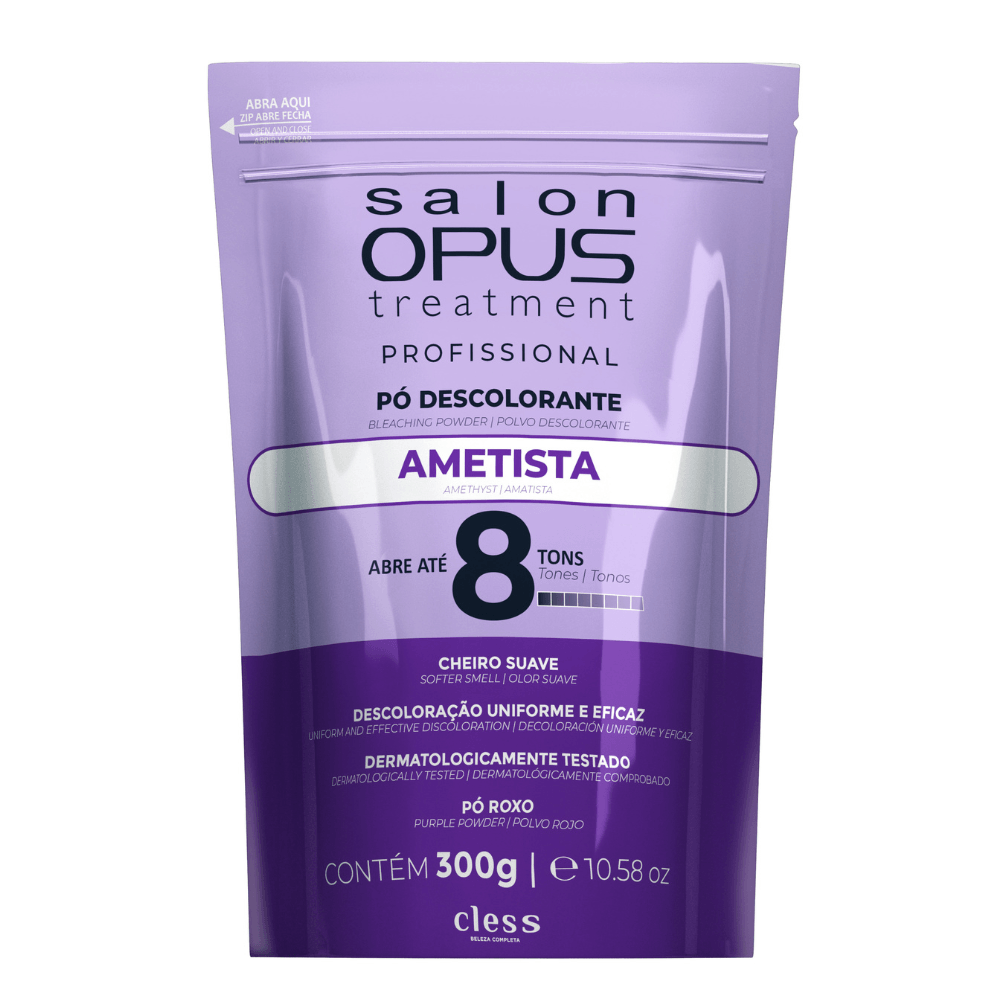 Pó Descolorante Salon Opus Profissional Ametista 300 g