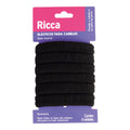 Elástico Grosso Ricca Black 6 Unidades