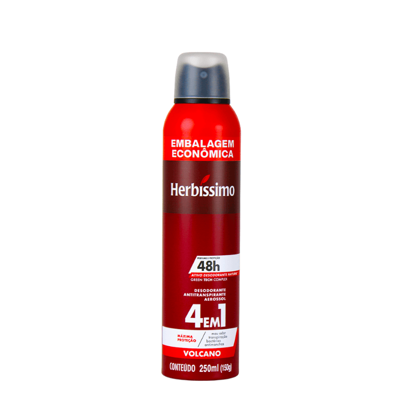 Desodorante Antitranspirante Aerosol Herbíssimo Volcano 250ml