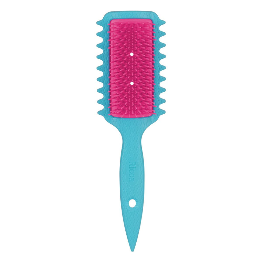 Escova de Cabelo Ricca Flex Fita Curl Azul