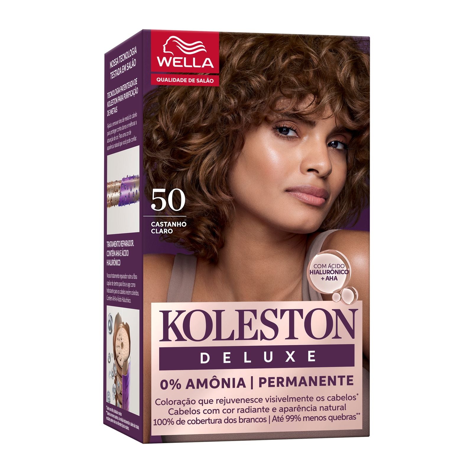 Coloração Koleston Deluxe Sem Amônia 5.0 Castanho Claro