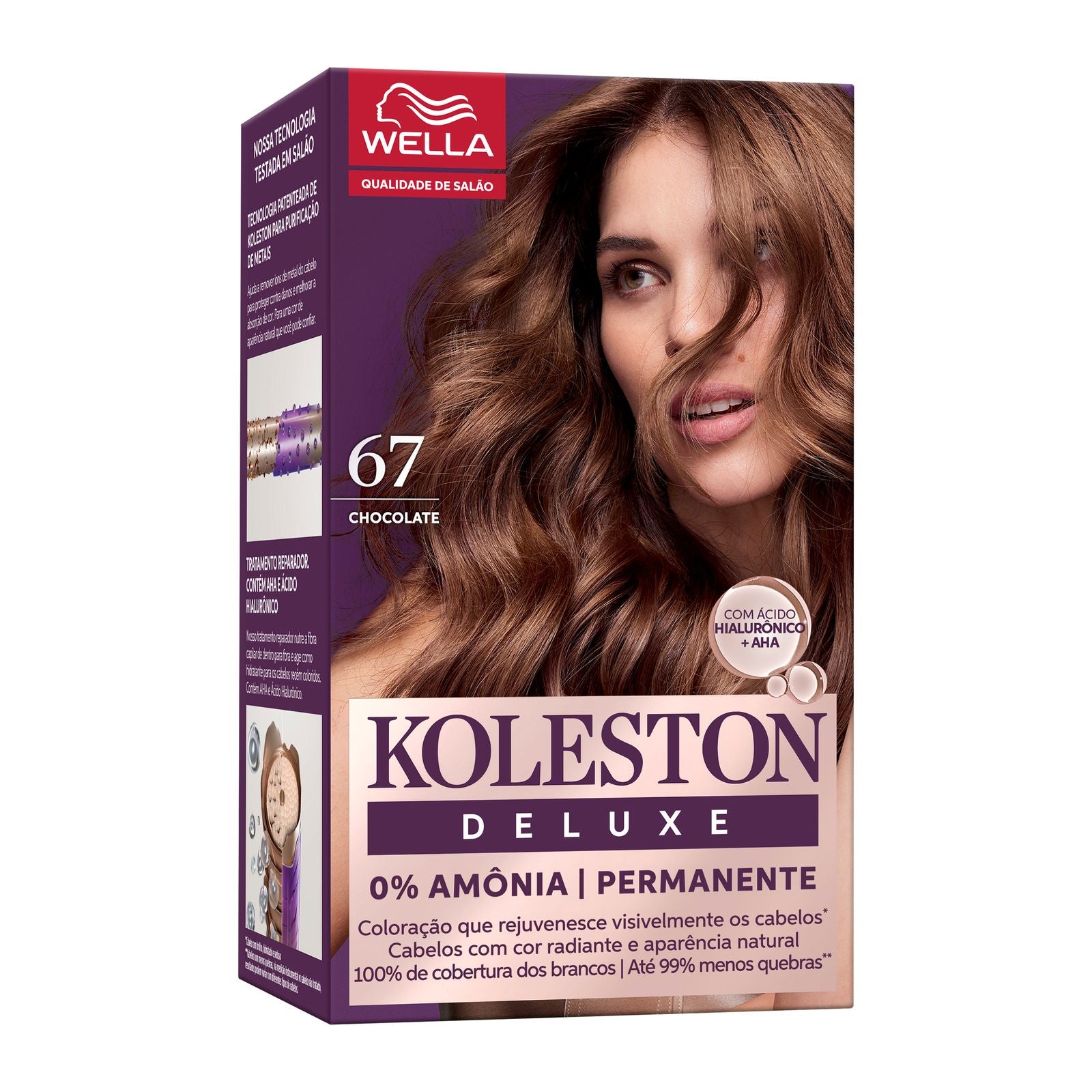 Coloração Koleston Deluxe Sem Amônia 6.7 Chocolate