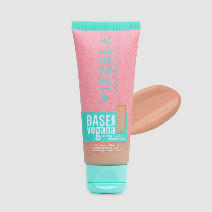 Base Líquida Vizzela Vegana Matte Cor 06 30 g