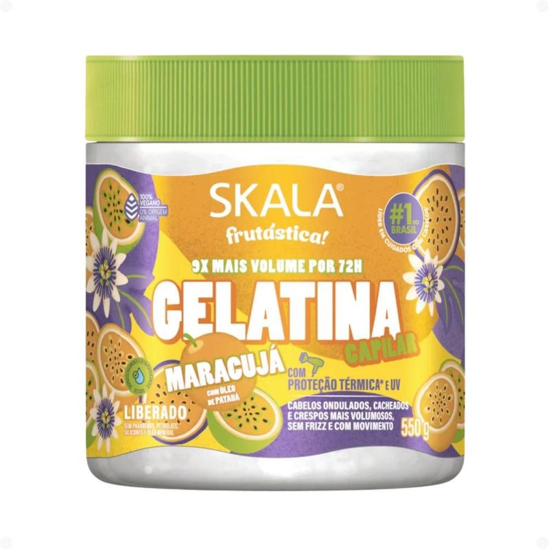 Gelatina Capilar Skala Maracujá 550g