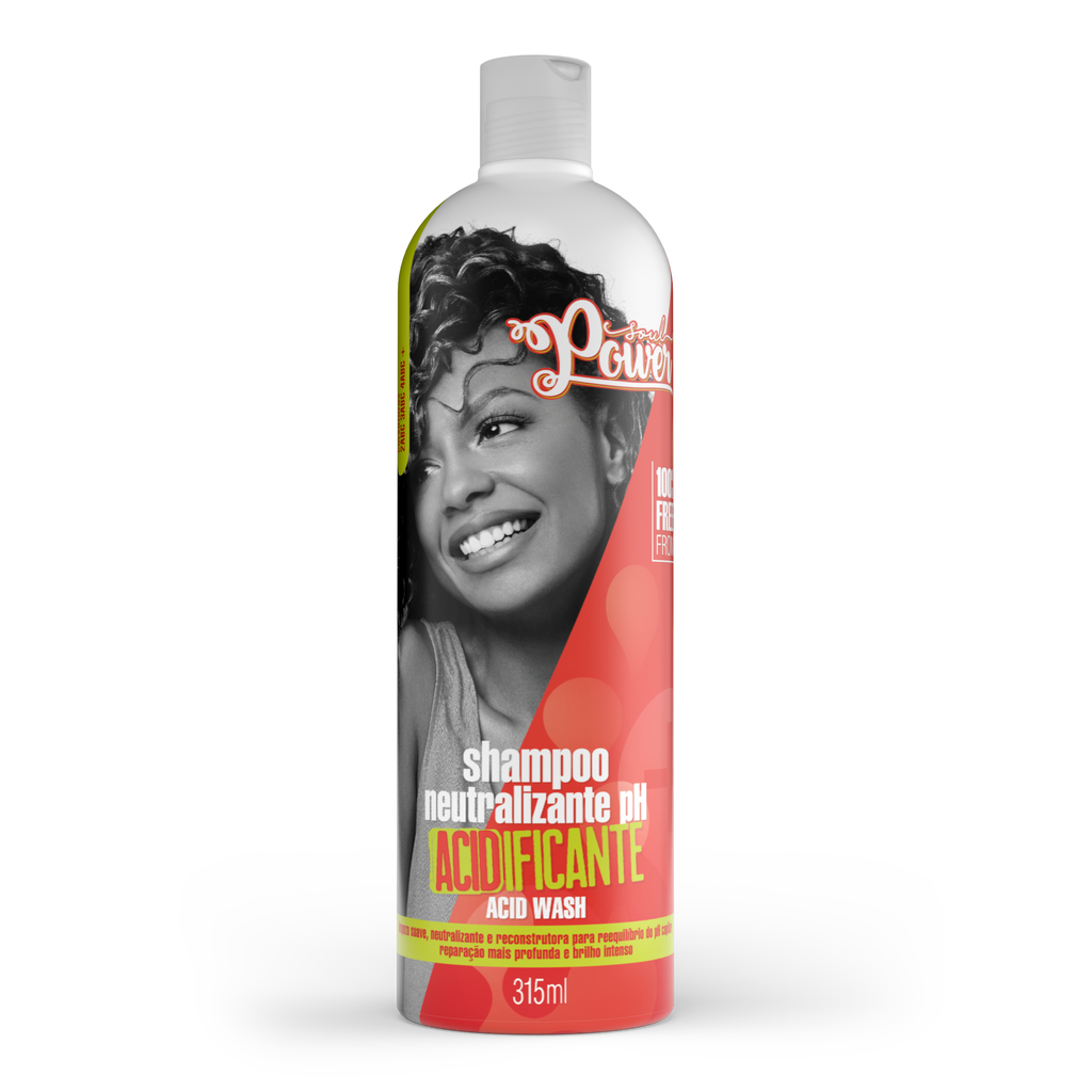 Shampoo Soul Power Acid Wash Neutralizante pH Acidificante 315ml