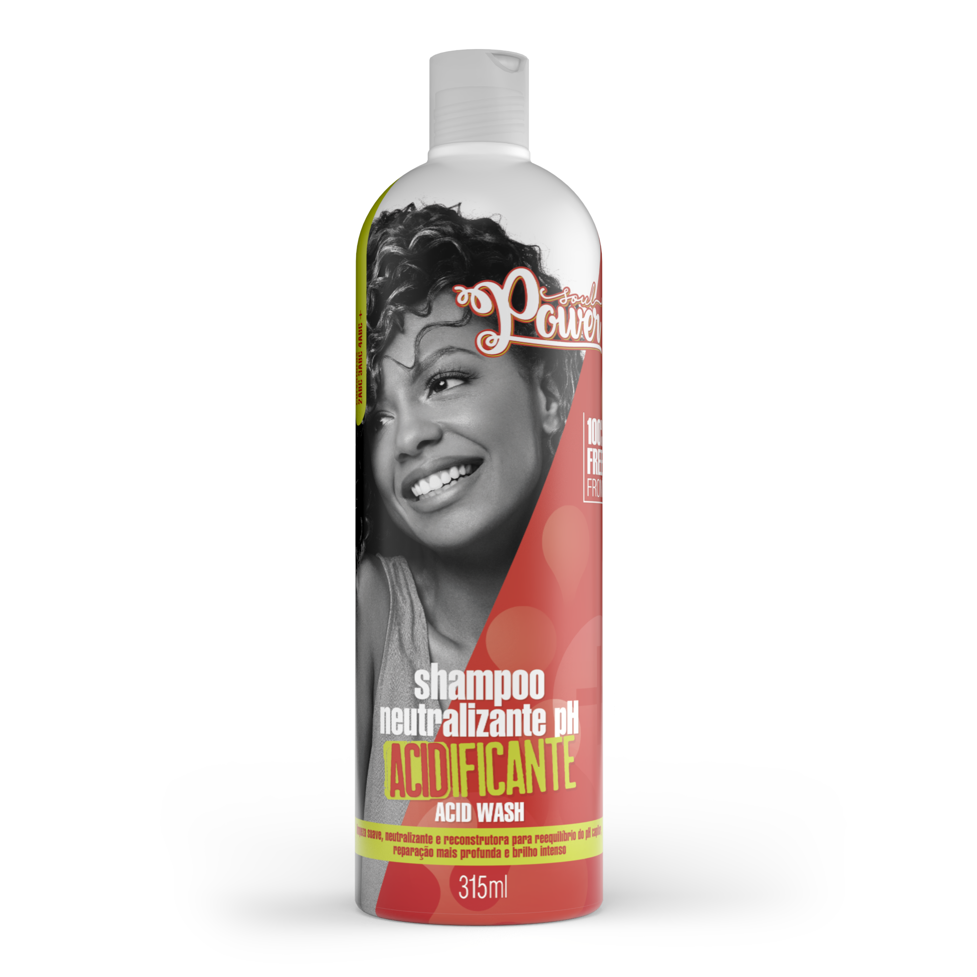 Shampoo Soul Power Acid Wash Neutralizante pH Acidificante 315ml