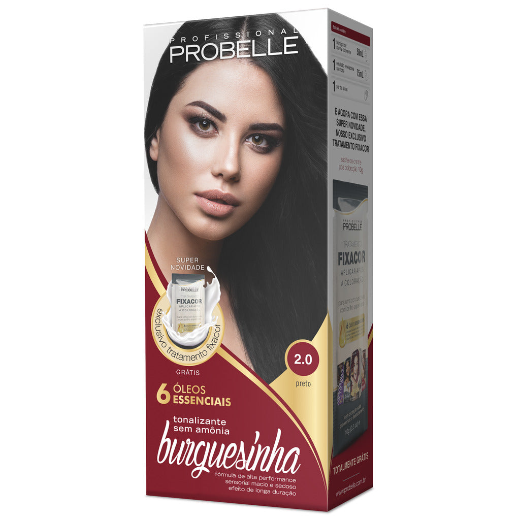 Tonalizante Probelle Burguesinha Preto 2.0