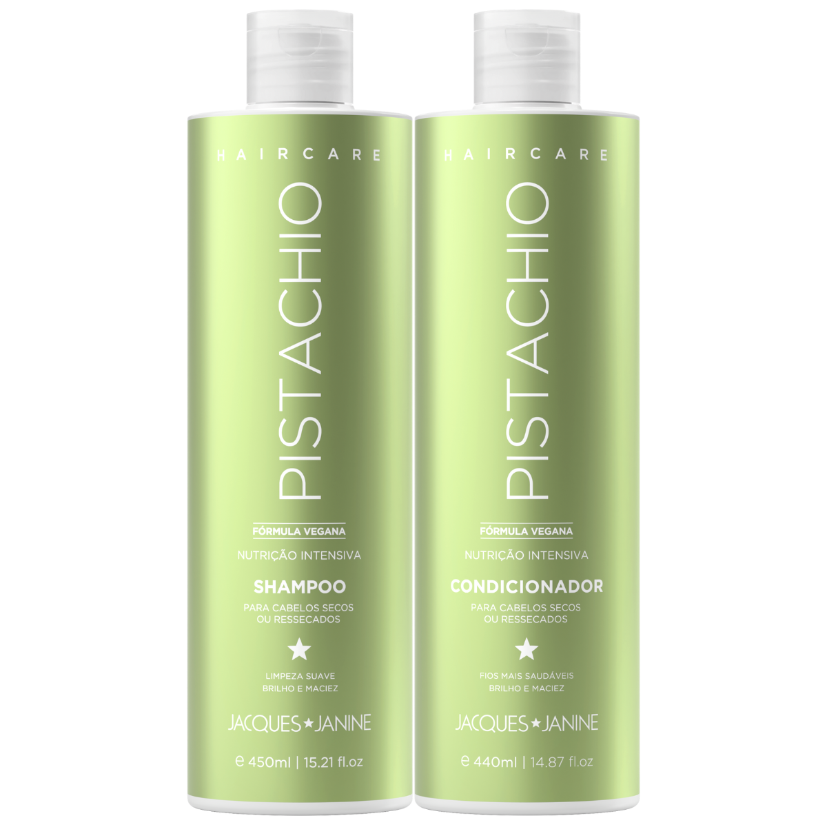 Kit Jacques Janine Hair Care Pistachio Shampoo + Condicionador 450ml
