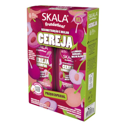Kit Skala Shampoo 325ml + Condicionador 200ml Cereja