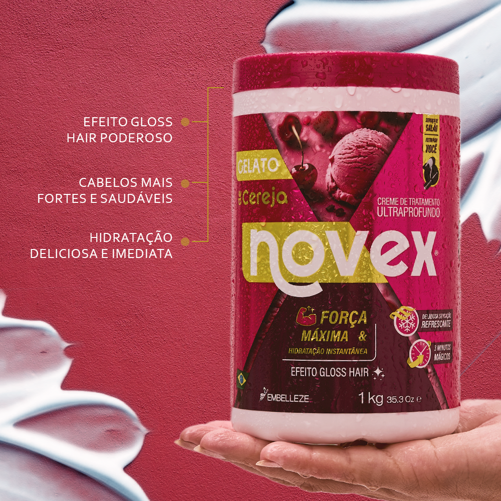 Creme de Tratamento Embelleze Novex Cereja 400g