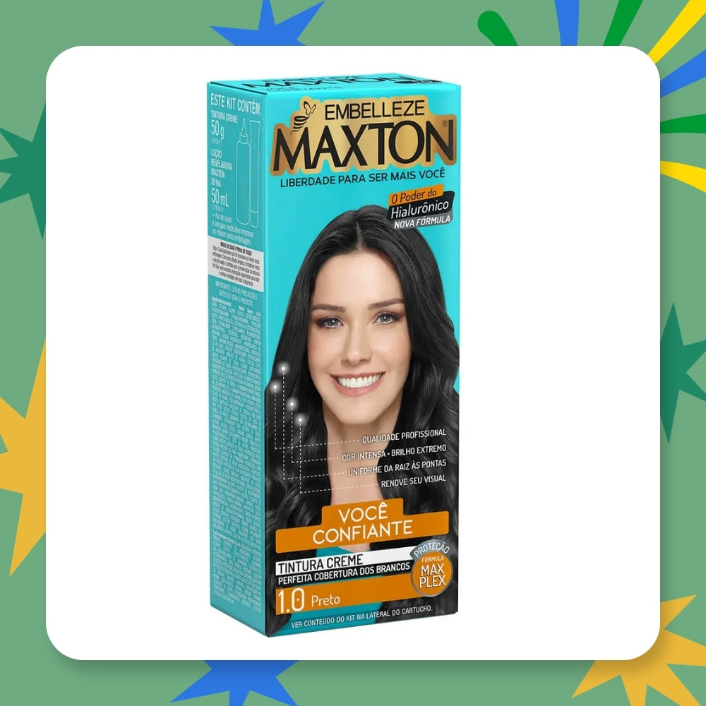 Coloração Embelleze Maxton Preto 1.0