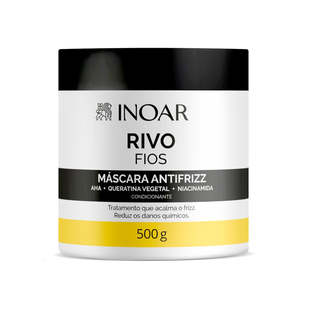 Máscara Capilar Inoar Rivo Fio Antifrizz 500 g