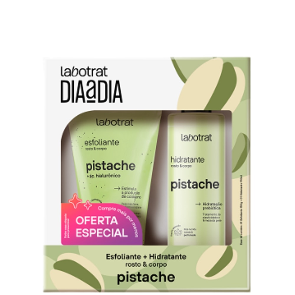 Kit Labotrat Esfoliante 150g + Hidratante 190g Pistache
