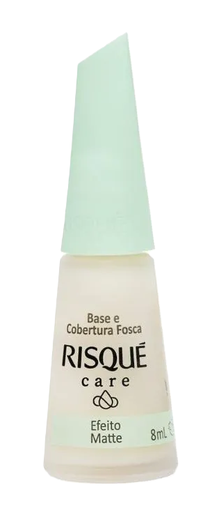 Base e Cobertura Fosca Risqué Care Efeito Matte 8 ml