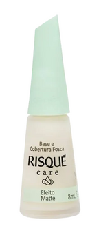 Base e Cobertura Fosca Risqué Care Efeito Matte 8 ml