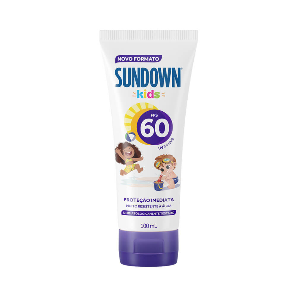 Protetor Solar Sundown Kids FPS 60 100 ml