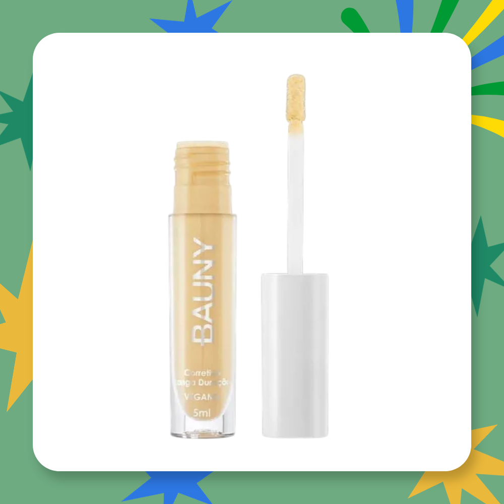 Corretivo Líquido Camuflagem Bauny 5ml Amarelo