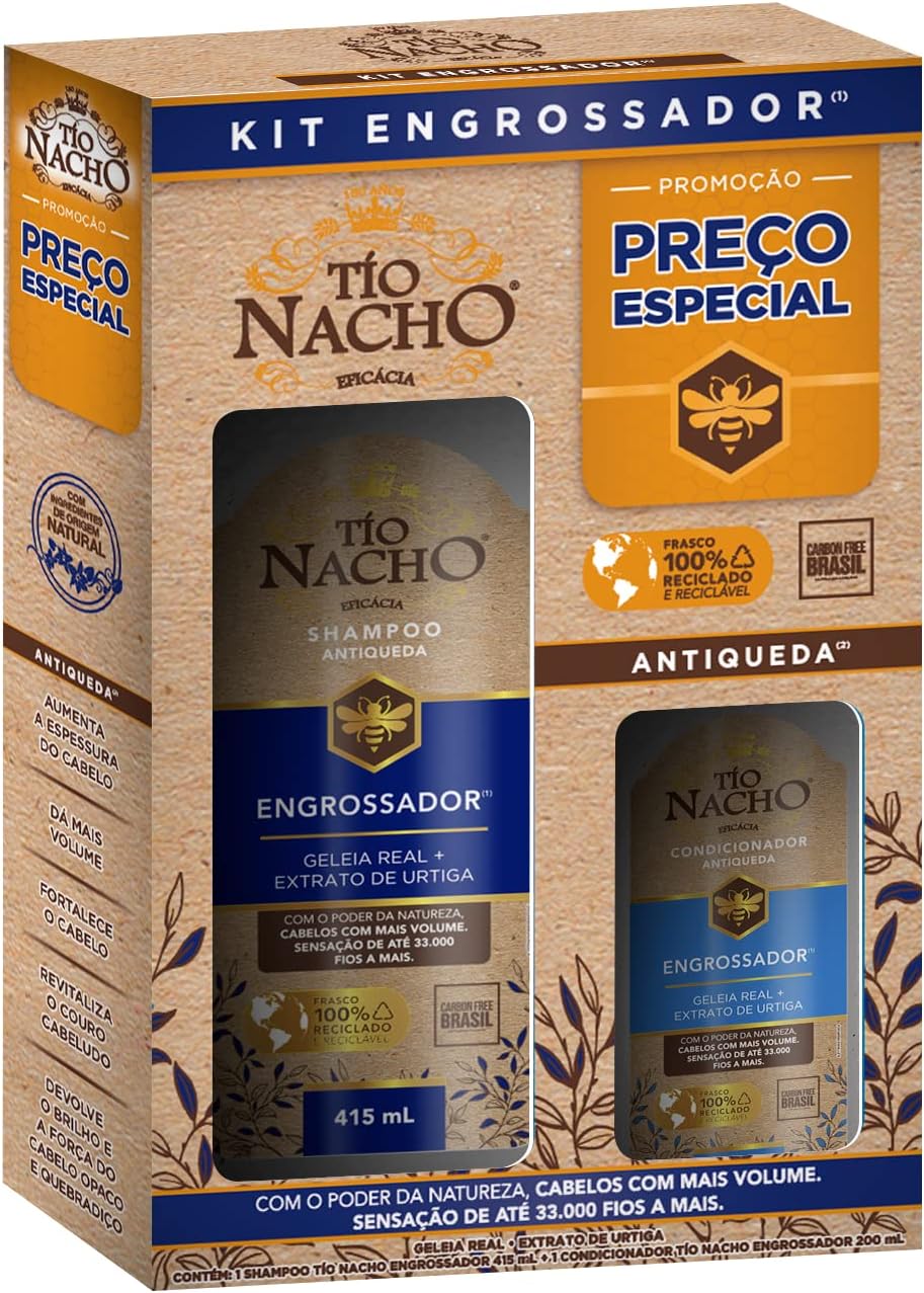 Kit Tio Nacho Shampoo + Condicionador Engrossador 415ml