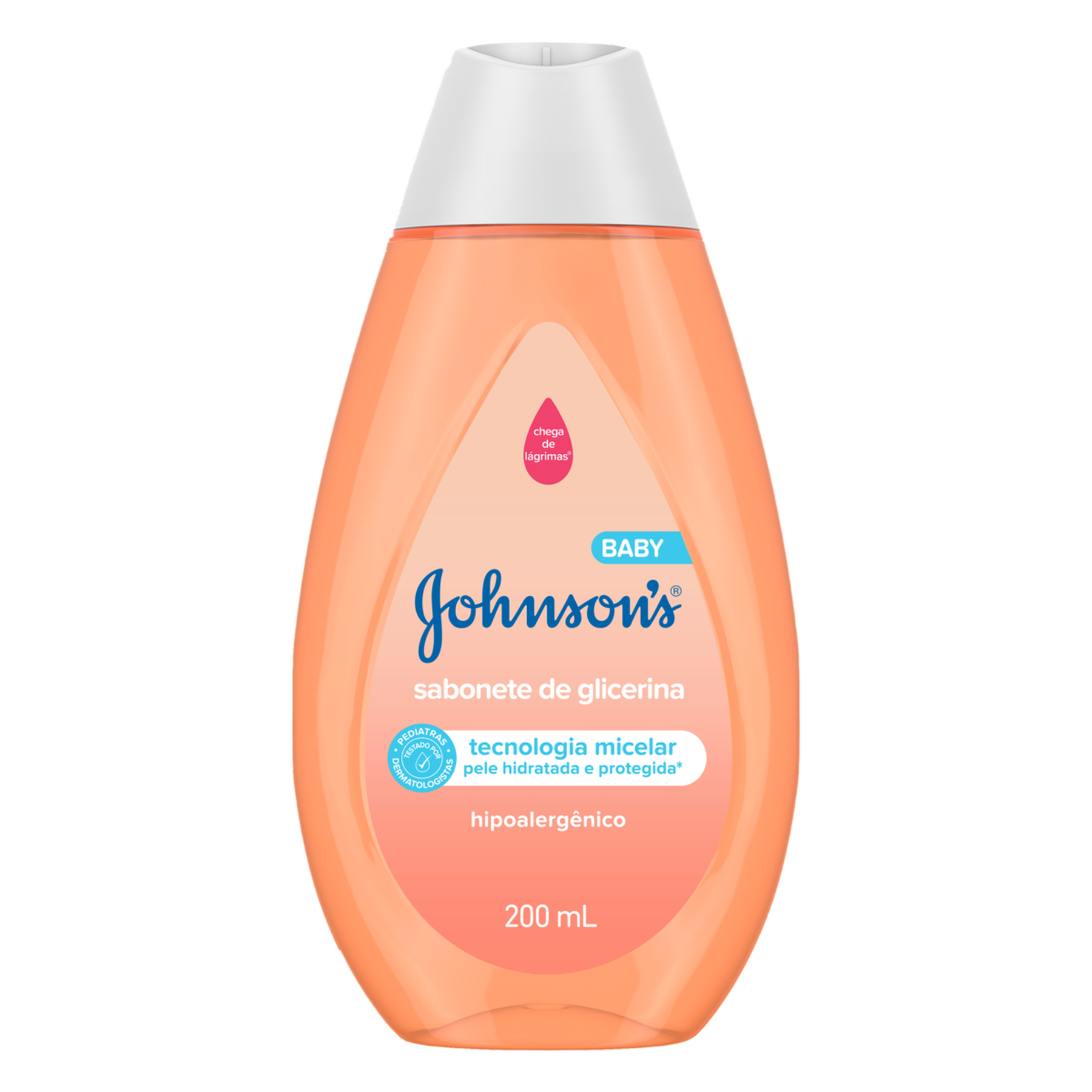 Sabonete Líquido Johnson's Baby Glicerinado da Cabeça aos Pés 200 ml