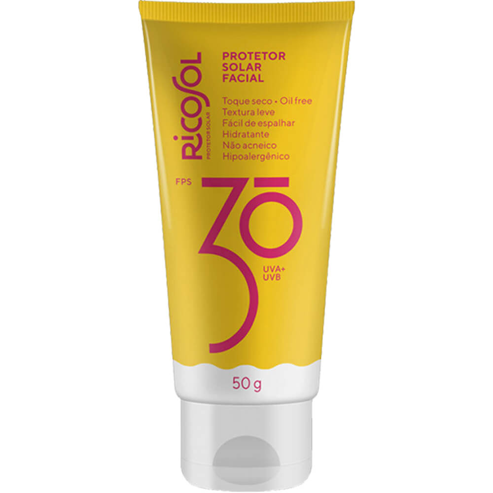 Protetor Solar Facial Ricosol FPS 30 50 g