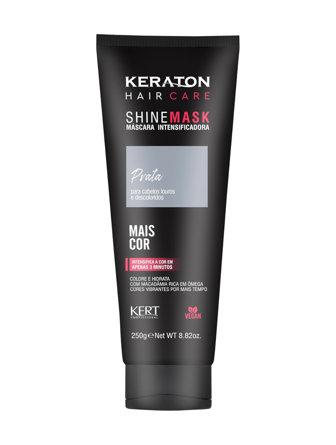 Máscara Tonalizante Keraton Shine Mask Prata 240 g