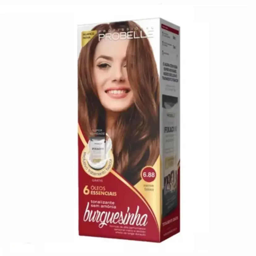 Tonalizante Probelle Burguesinha Marrom Tabaco 6.88