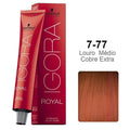Coloração Igora Royal 7.77 Louro Médio Cobre Extra 60 g