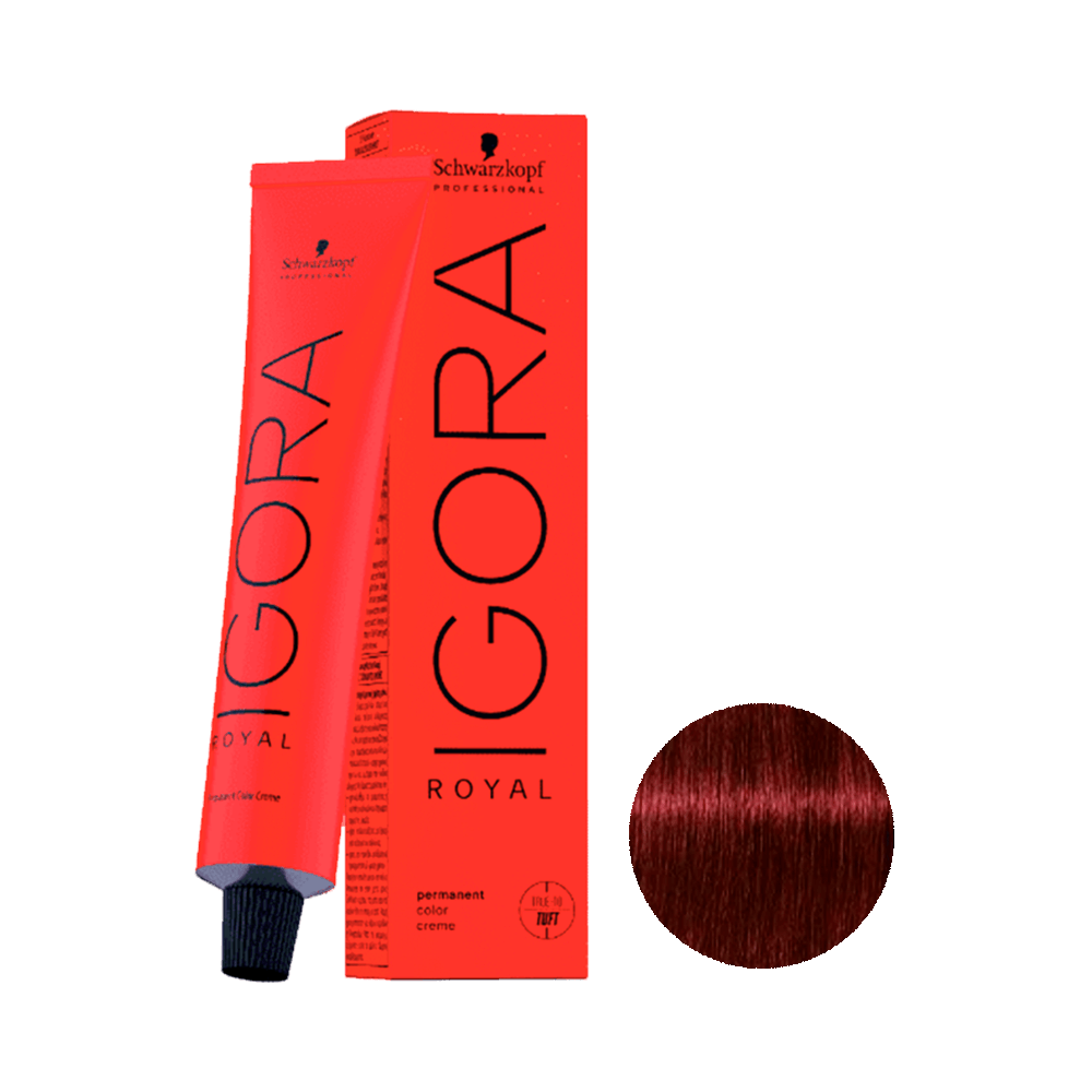Coloração Igora Royal 5.88 Castanho Claro Vermelho Extra 60 g
