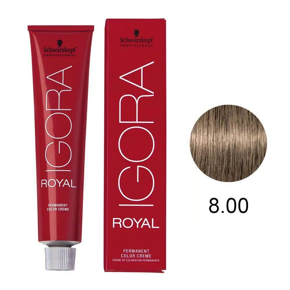 Coloração Igora Royal 8.00 Louro Claro Extra 60 g