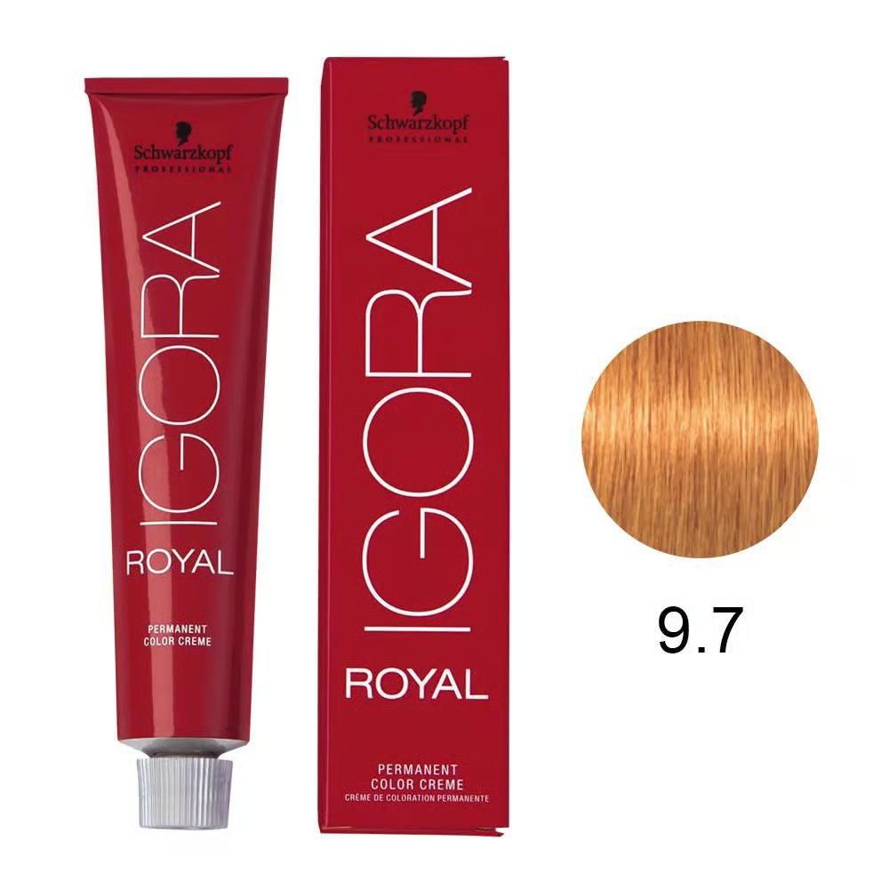 Coloração Igora Royal 9.7 Louro Extra Claro Cobre 60 g