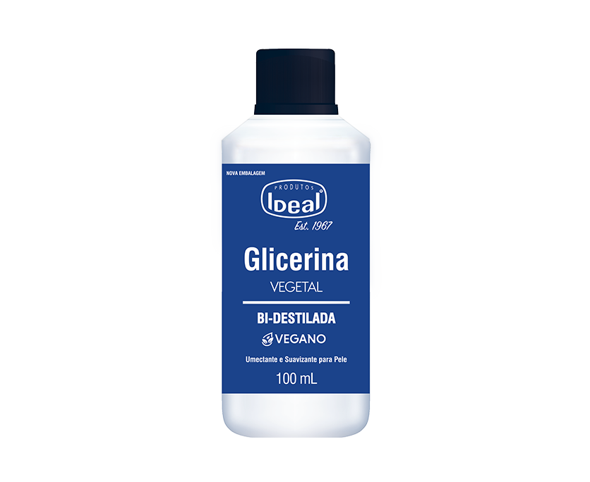 Glicerina Bi-Destilada Ideal 100ml