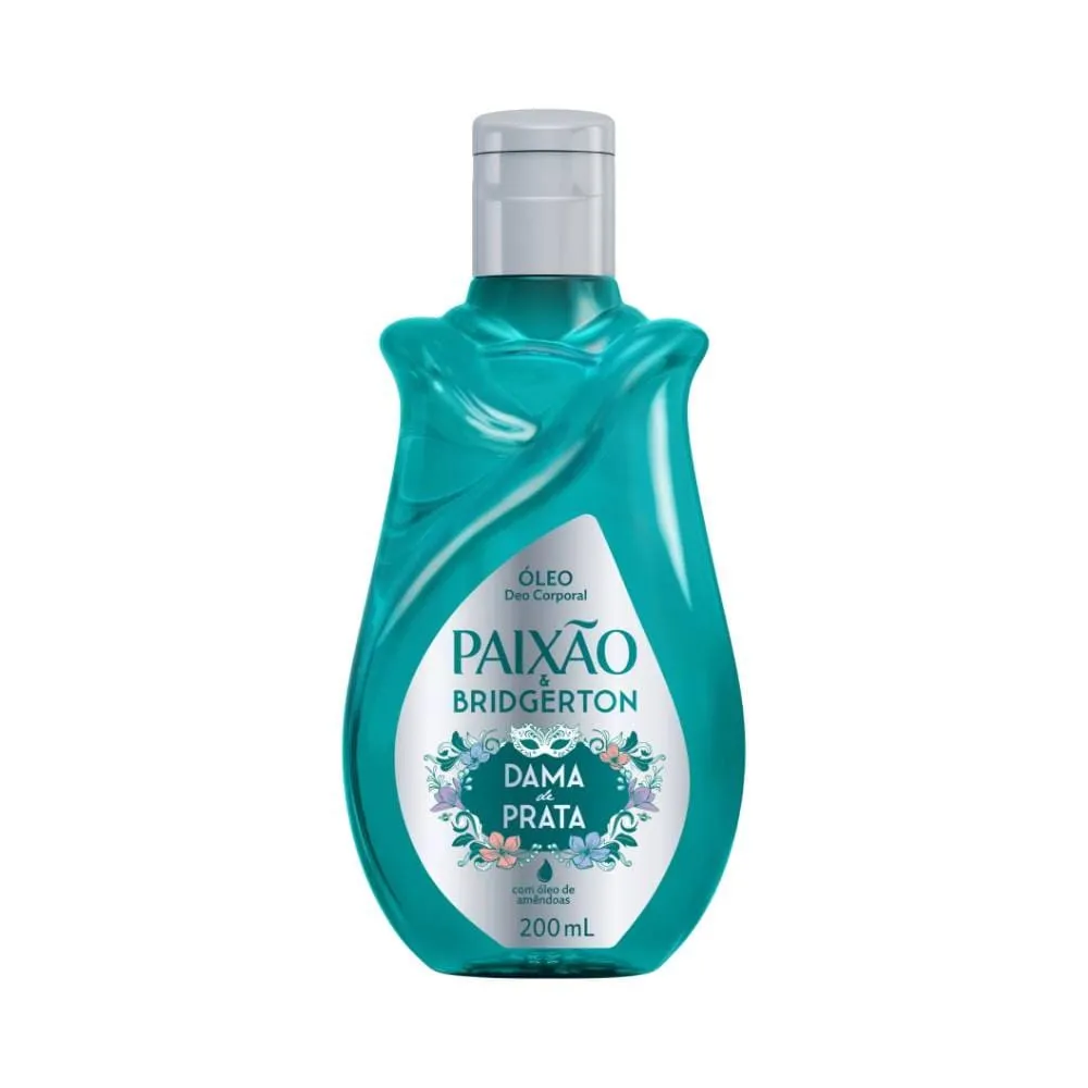 Óleo Corporal Paixão Bridgerton Dama de Prata 200ml
