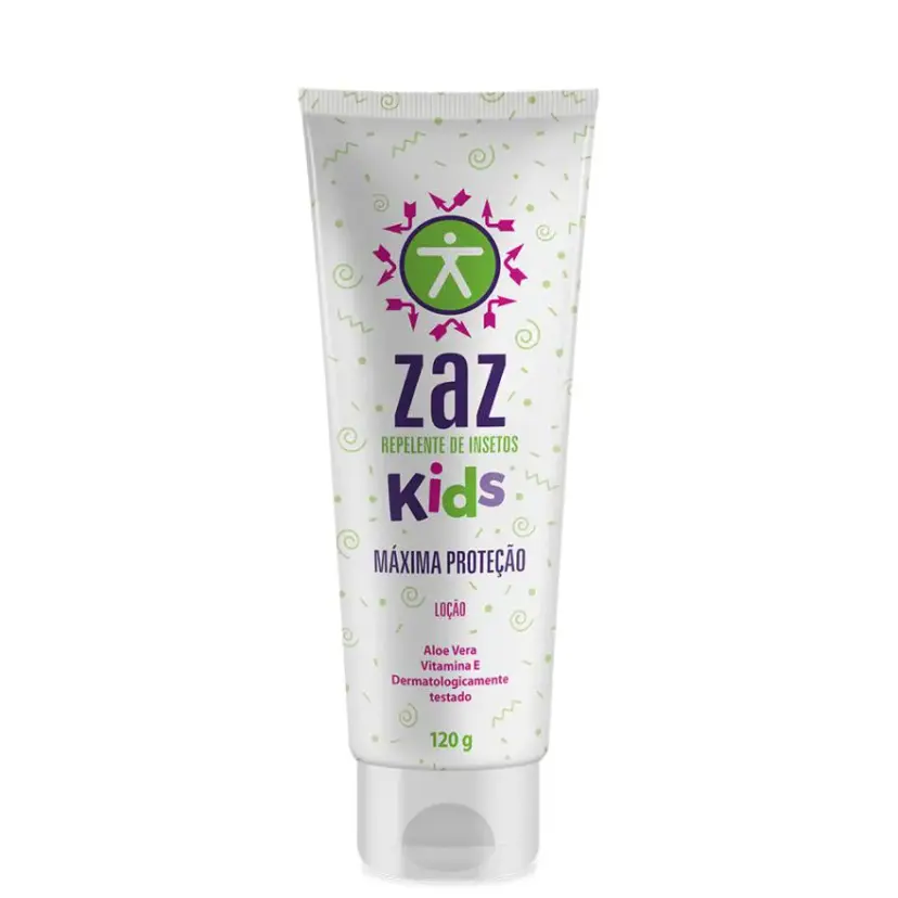 Loção Repelente de Insetos Zaz Kids 120 g