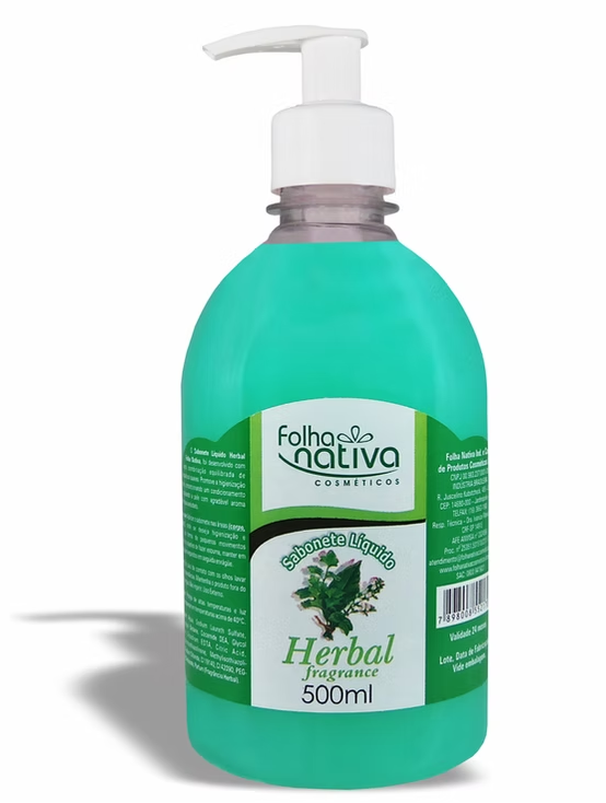 Sabonete Líquido Folha Nativa Herbal 500 ml
