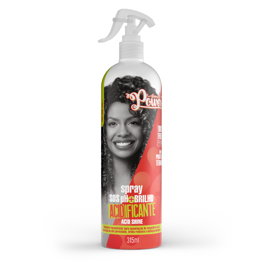Spray Acidificante Soul Power S.O.S pH + Brilho Acid Shine 315ml