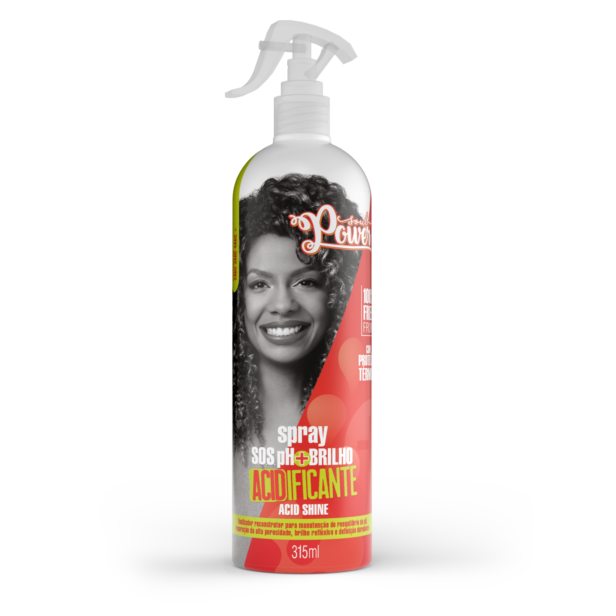 Spray Acidificante Soul Power S.O.S pH + Brilho Acid Shine 315ml